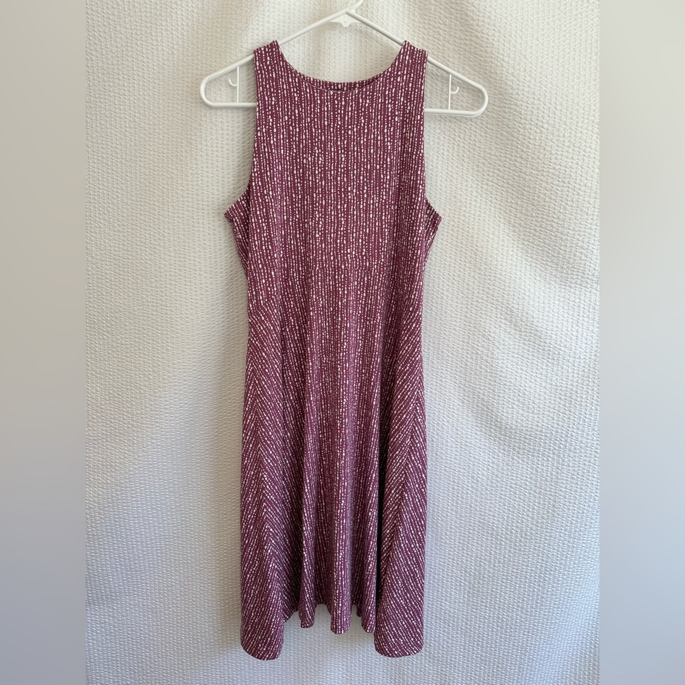 Athleta Santorini Women’s Purple White Sleeveless Dress Size: Small Tall